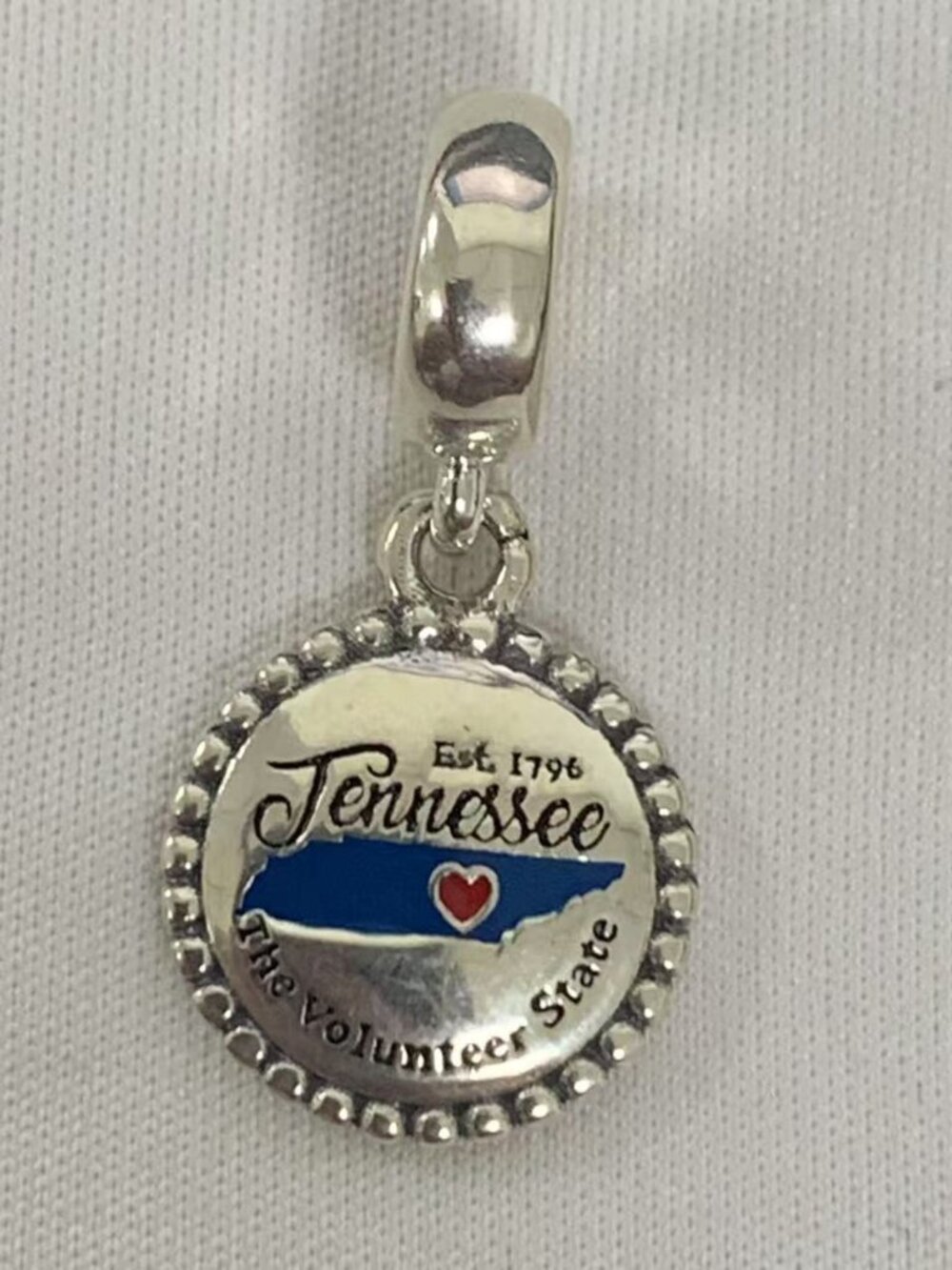Pandora Tennessee Exclusive Charm Pendant, S925 Silver Jewelry